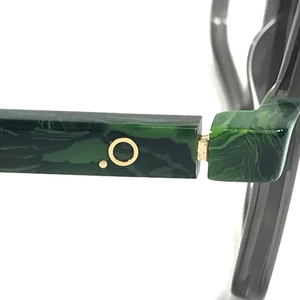 Etnia Barcelona Eyeglasses Frames SYKO BKGR Black Green Full Rim 54-16-138
